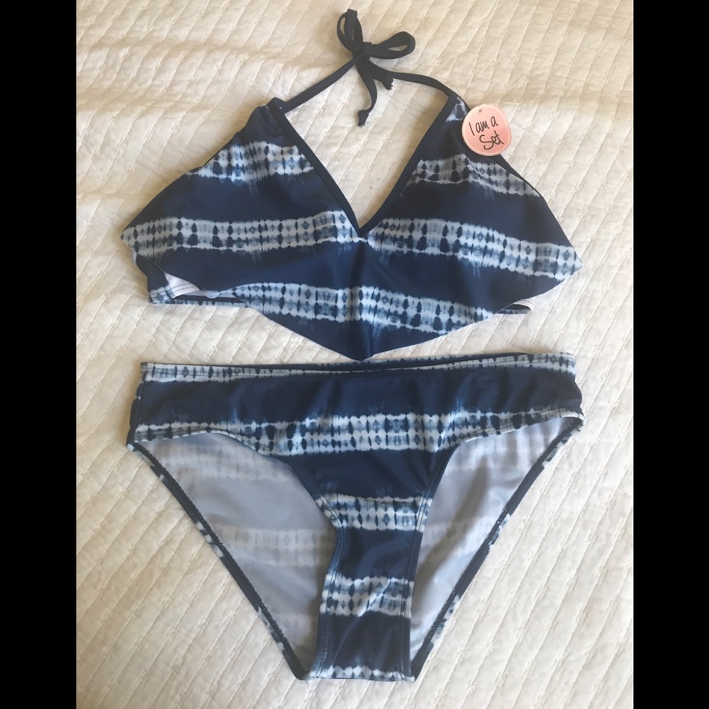 NWT Bobbie Brooks Two Piece Blue Suit